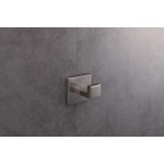 Bagno Lucido Stainless Steel Robe Hook - Satin Nickel