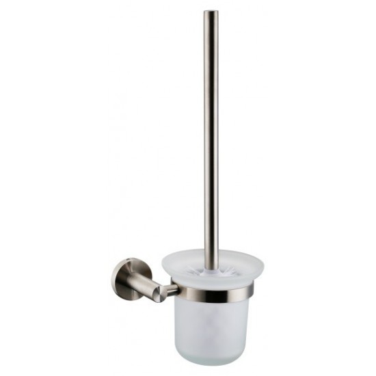 Bagno Nera Stainless Steel Toilet Brush - Satin Nickel