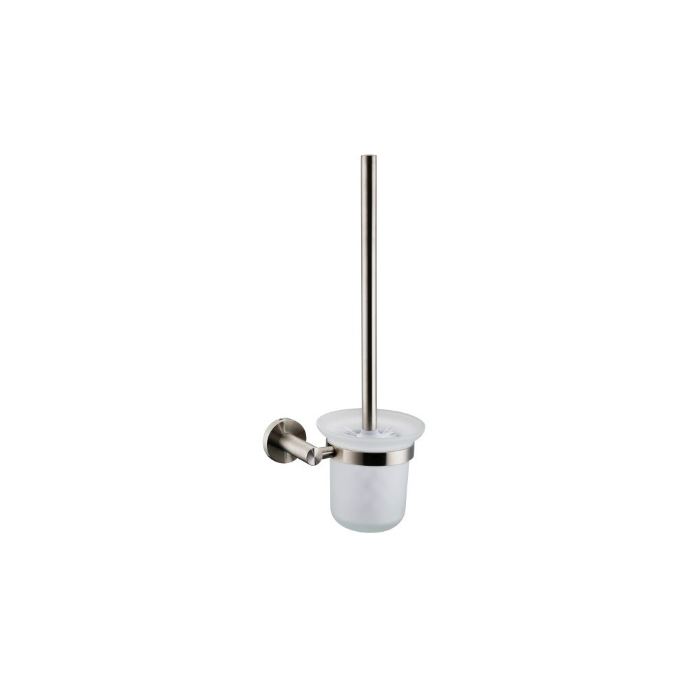 Bagno Nera Stainless Steel Toilet Brush - Satin Nickel