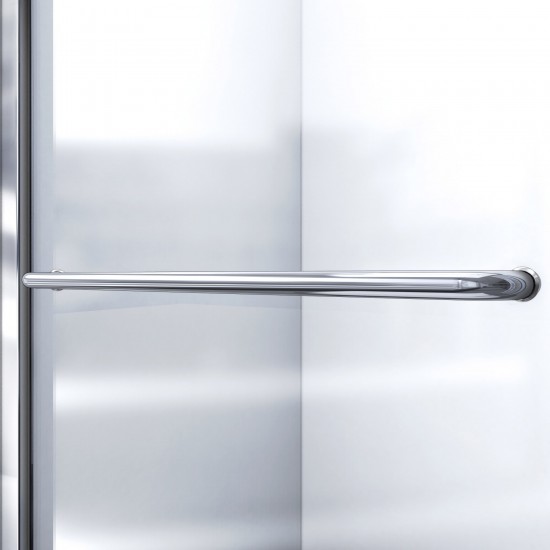 DreamLine Infinity-Z 32x60x74 3/4 Clear Sliding Shower Door in Oil Rubbed Bronze, Left Drain Black Base