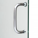 DreamLine Infinity-Z 32x60x74 3/4 Clear Sliding Shower Door in Satin Black, Left Drain Biscuit Base