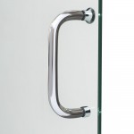 DreamLine Infinity-Z 30x60x74 3/4 Clear Sliding Shower Door in Oil Rubbed Bronze, Right Drain Black Base