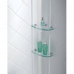 DreamLine Infinity-Z 36x60x76 3/4 Clear Sliding Shower Door in Oil Rubbed Bronze, Left Drain and Backwalls