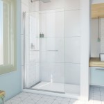 DreamLine Aqua-Q Swing 39 1/2 in. W x 72 in. H Frameless Shower Door in Chrome