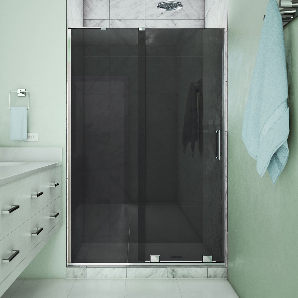 DreamLine Mirage-X 44-48x72 Frameless Sliding Shower Door in Chrome, SHDR1948723GR01