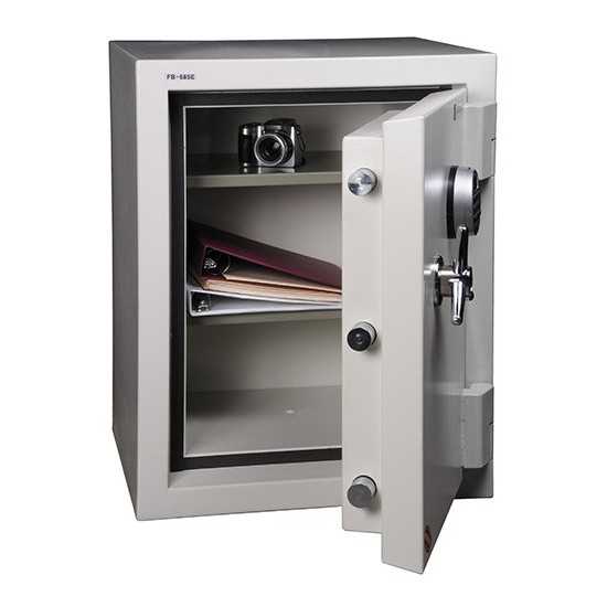 Hollon Gray-White Fire and Burglary Safe, FB-685E