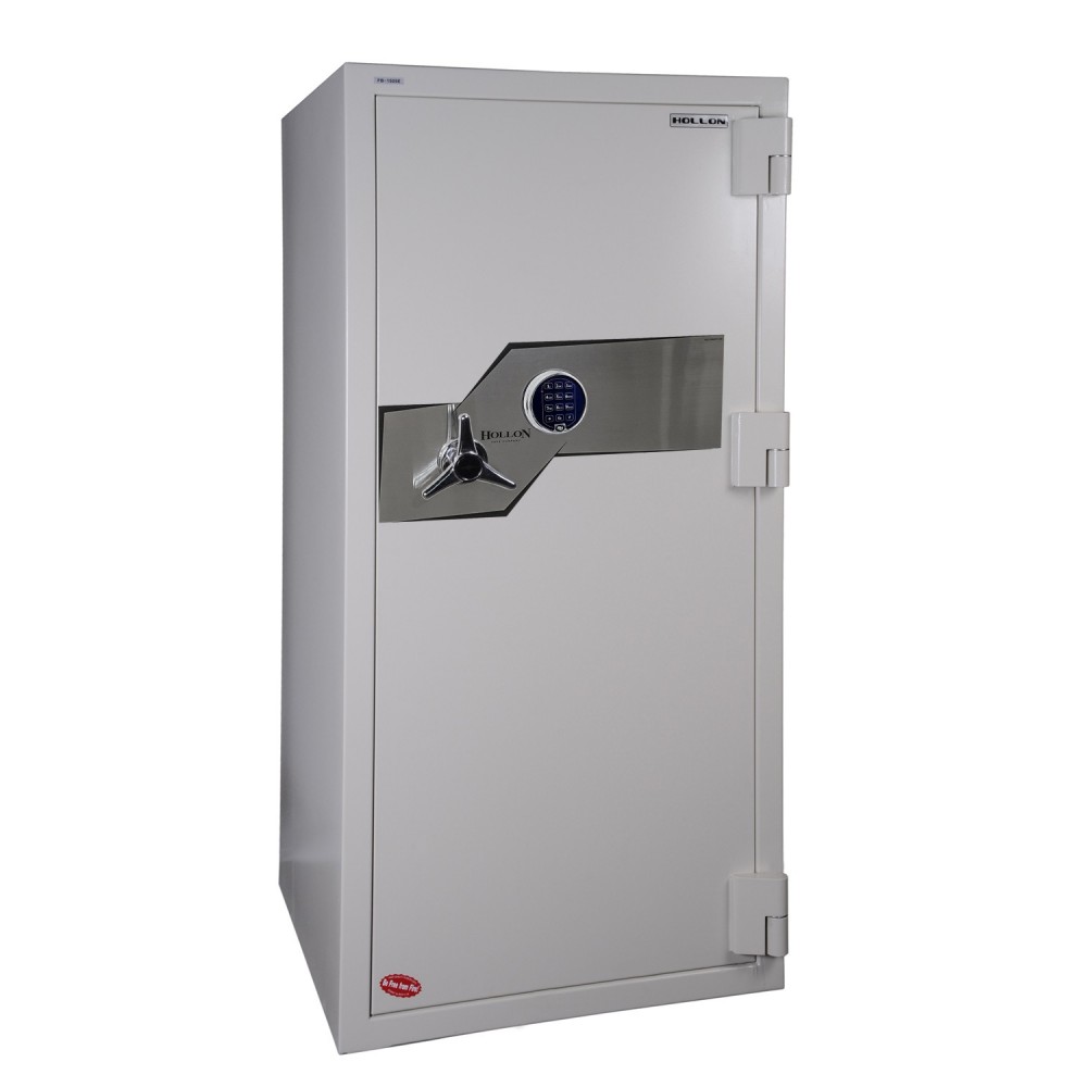 Hollon Gray-White Fire and Burglary Safe, FB-1505E