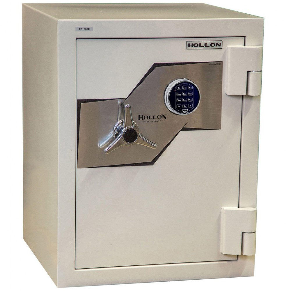 Hollon Gray-White Jewely Safe, 685E-JD