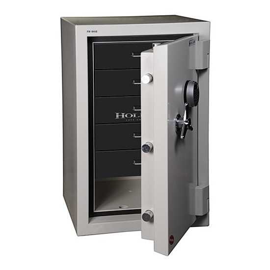 Hollon Gray-White Jewely Safe, 845E-JD