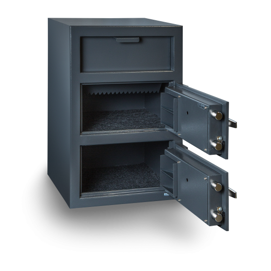 Hollon Gray Double Door Depository Safe, FDD-3020CC