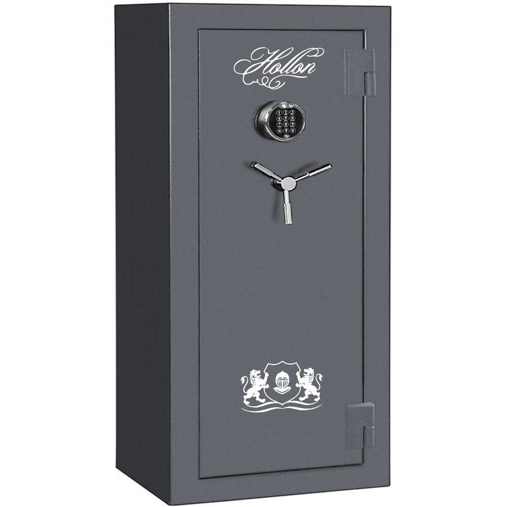 Hollon Gun Metal Gray Crescent Shield Gun Safe Series, CS-24