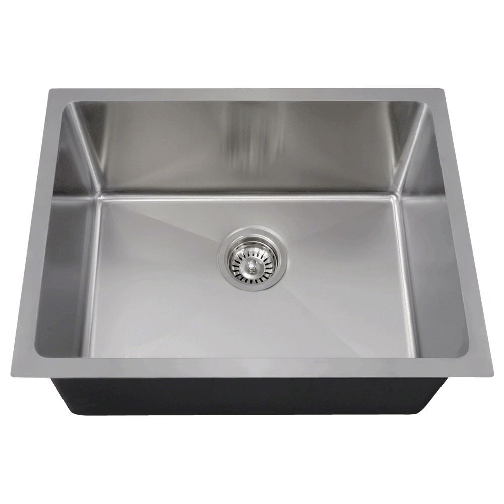 1823 Stainless Steel Single Bowl 3/4" Radius Kitchen Sink