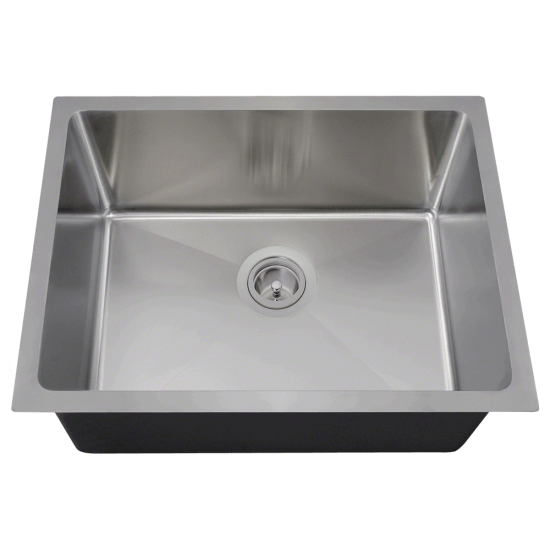 1823 Stainless Steel Single Bowl 3/4" Radius Kitchen Sink