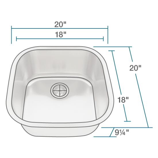 2020-16 Stainless Steel Sink