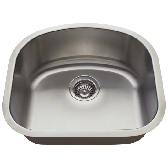 2118-16 D-Bowl Stainless Steel Sink