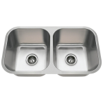 3218A Double Bowl Undermount Stainless Steel Sink