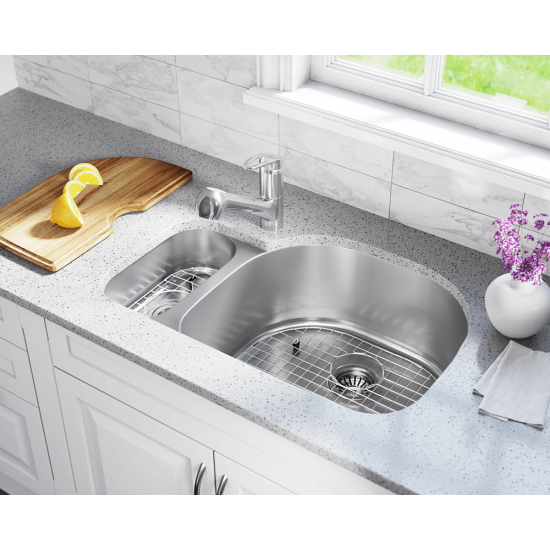 3221R Offset Stainless Steel Kitchen Sink