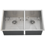 3322OL Double Rectangular Stainless Steel Sink