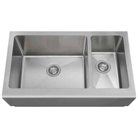 407L Offset Apron Sink