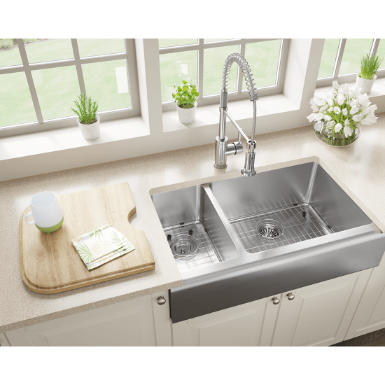 407R Offset Apron Sink