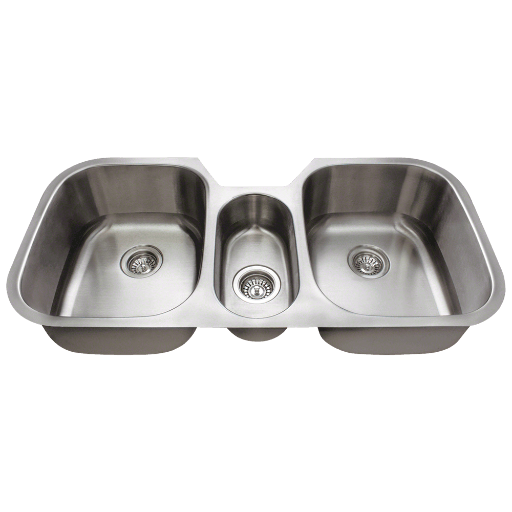 4521 Triple Bowl Stainless Steel 4521 Triple Bowl Stainless Steel