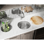 465 Circular Stainless Steel Bar Sink
