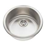 465-16 Circular Stainless Steel Bar Sink