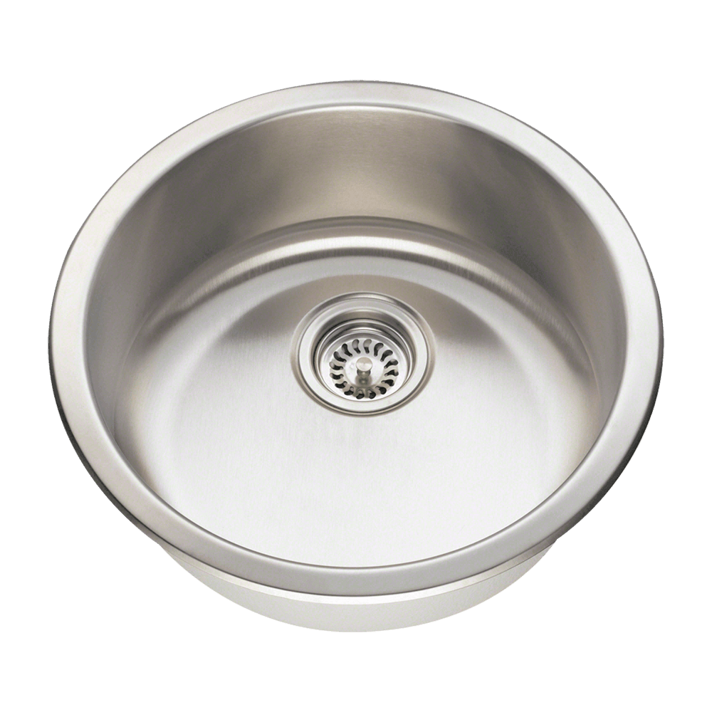 465-16 Circular Stainless Steel Bar Sink