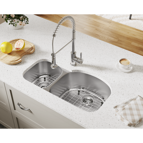 501R Offset Stainless Steel Kitchen Sink