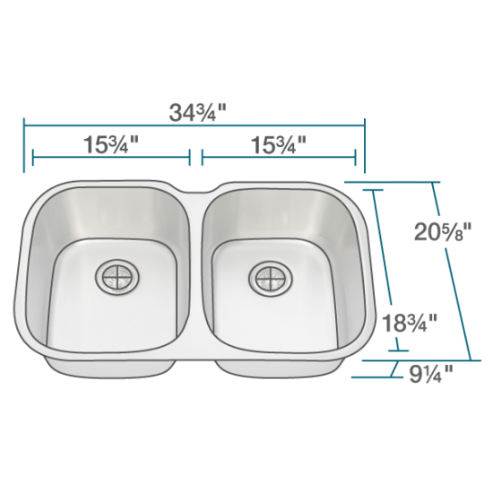 504 Large Stainless Steel Kitchen Sink