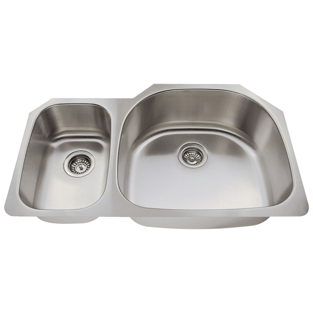 509R Offset Stainless Steel Kitchen Sink, Right