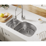 509R Offset Stainless Steel Kitchen Sink, Right