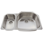 509R Offset Stainless Steel Kitchen Sink, Right