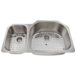 509R Offset Stainless Steel Kitchen Sink, Right