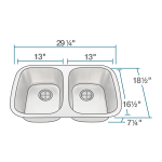 510 Double Bowl Stainless Steel Sink