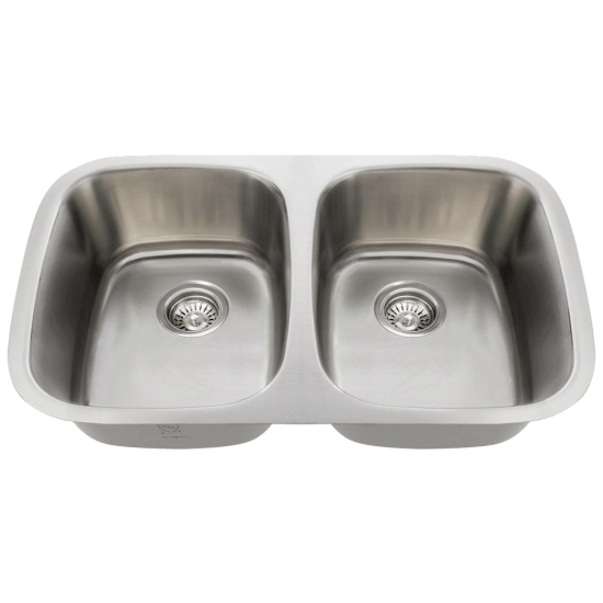 510-16 Double Bowl Stainless Steel Sink