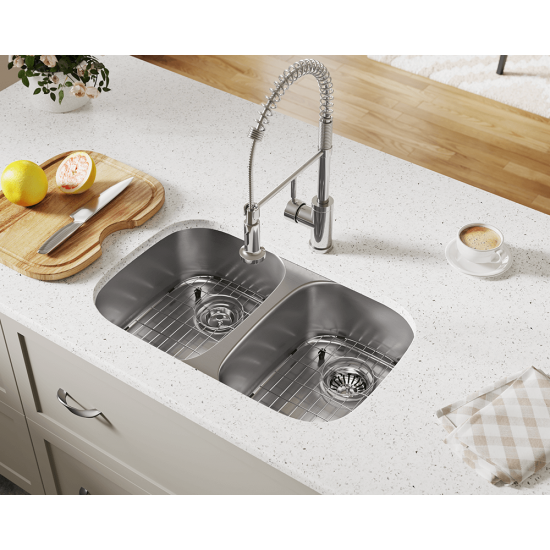 510-16 Double Bowl Stainless Steel Sink