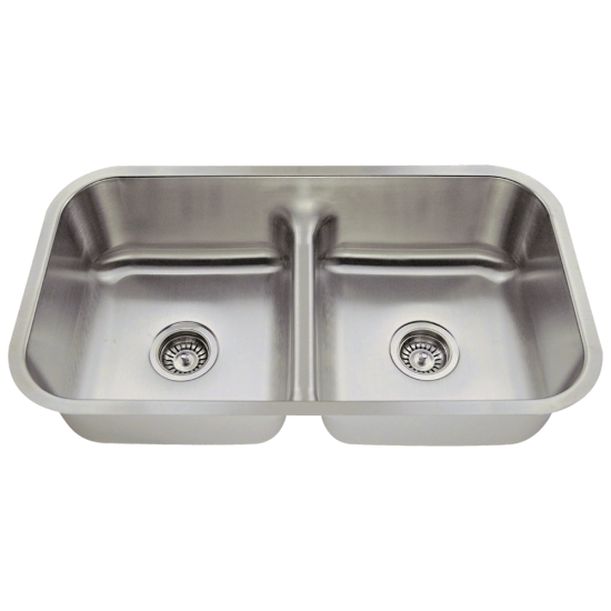 512-16 Half Divide Stainless Steel Kitchen Sink