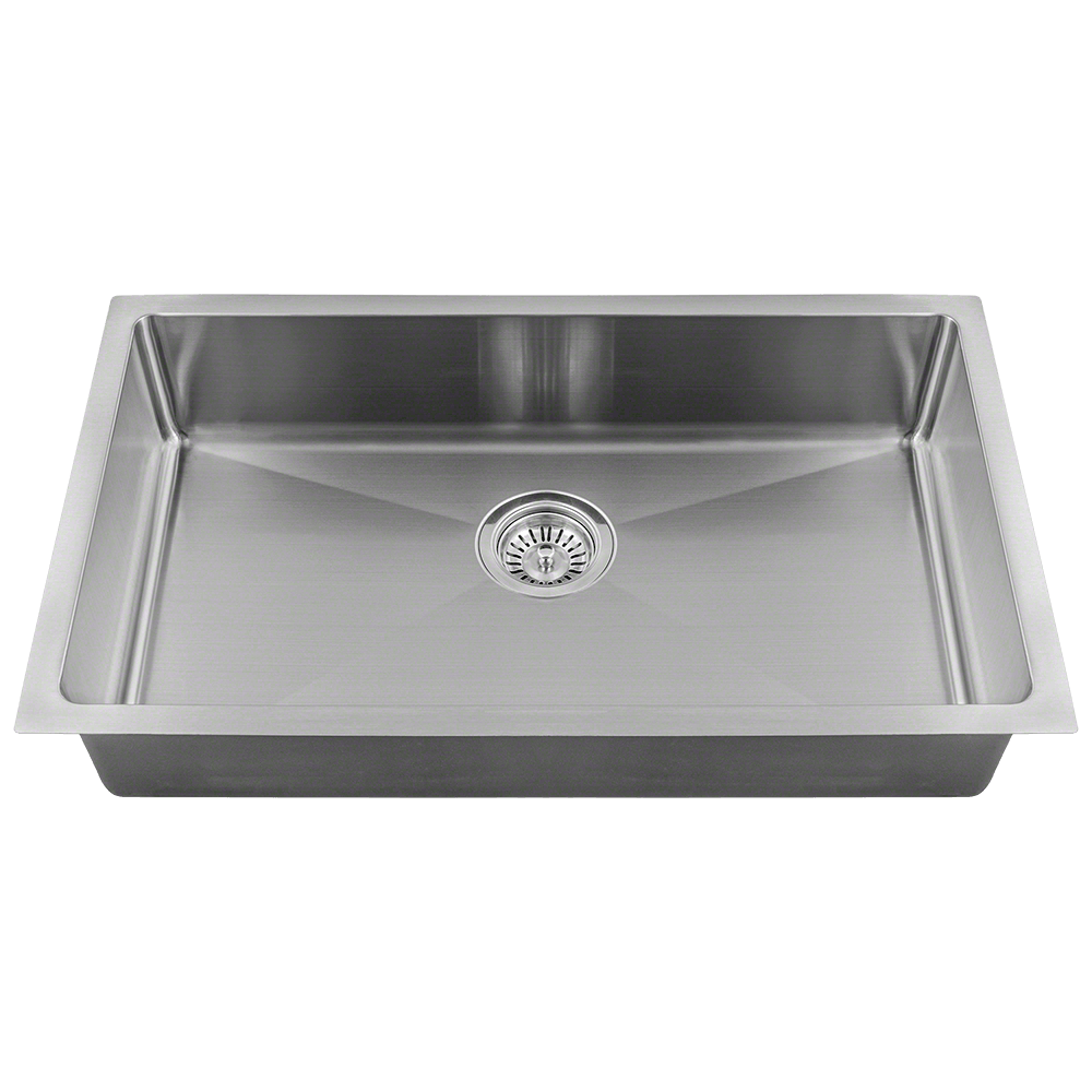 2905S Single Bowl 3/4" Radius Stainless Steel Sink