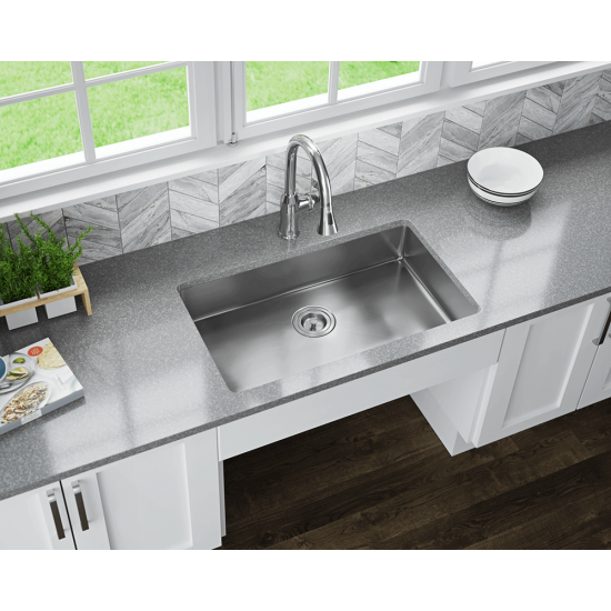 2905S Single Bowl 3/4" Radius Stainless Steel Sink