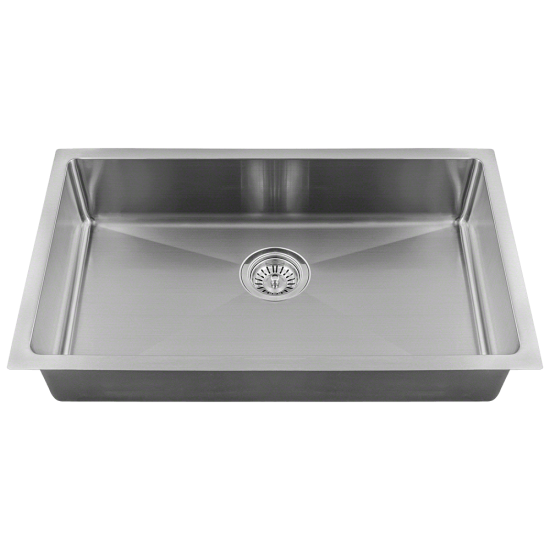 2905S Single Bowl 3/4" Radius Stainless Steel Sink