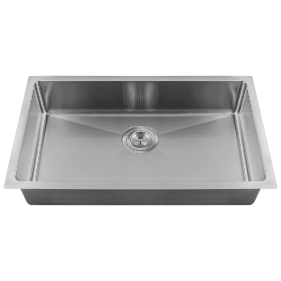 2905S Single Bowl 3/4" Radius Stainless Steel Sink