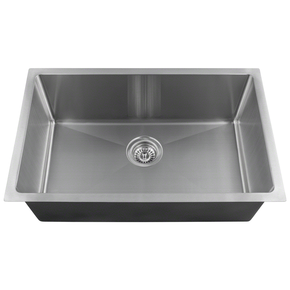 2920S-16 Single Bowl 3/4" Radius Stainless Steel Sink