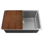 2920S-16 Single Bowl 3/4" Radius Stainless Steel Sink