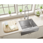 408 Single Bowl Stainless Steel Apron Sink