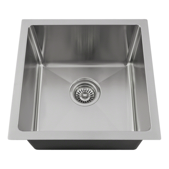 1717-16 Single Bowl 3/4" Stainless Steel Sink