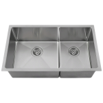 3160L-14 Double Bowl 3/4" Stainless Steel Sink