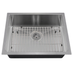 ADA1823 Stainless Steel Single Bowl 3/4" Radius Kitchen Sink