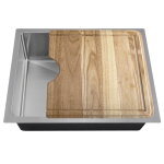 ADA1823 Stainless Steel Single Bowl 3/4" Radius Kitchen Sink