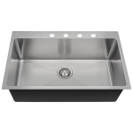 T3120S Topmount 3/4" Radius Stainless Steel Sink